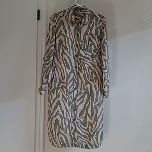 Olsen Women Dress US XS 100% Linen